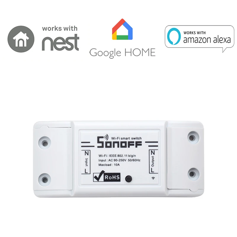  Sonoff Basic R2 WiFi Wireless Smart Remote ON/OFF Timing DIY Module Switch For MQTT COAP iOS Androi - 4000171790814