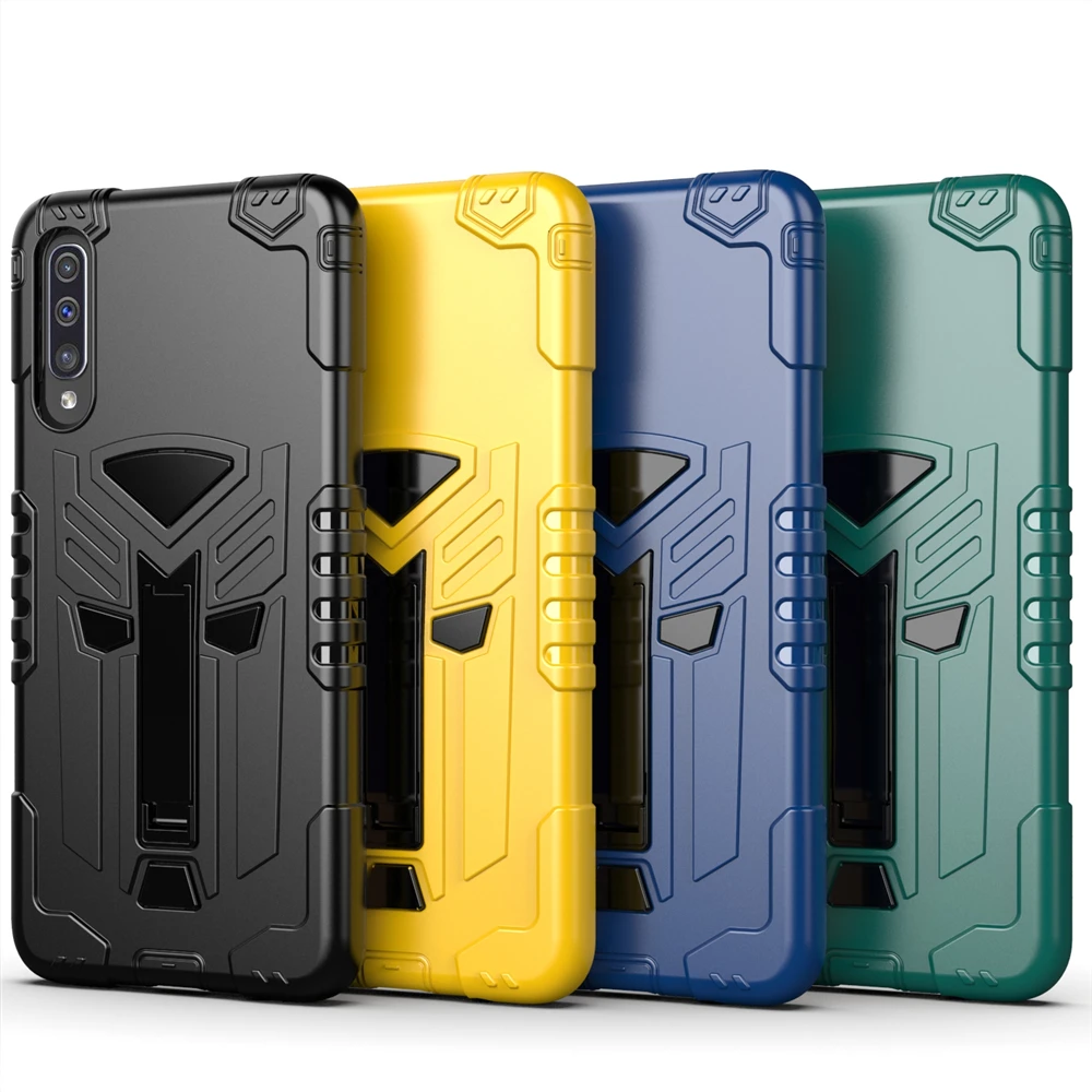Dual Layer Rugged Armor Case for Samsung Galaxy A01 A21 A51 A71 A30 A40 A50 A70 A90 Hybrid Hard Plastic Shockproof Back Cover | Мобильные
