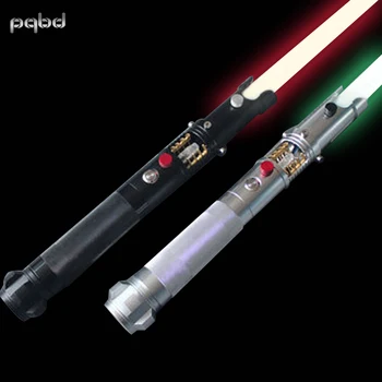 

pqbd Lightsaber RGB Original Sound Effect Digital Chip Toy Jedi Crystal Saber