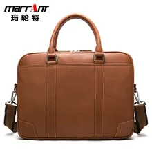 2021 Trendy Vintage Leather Men's Bag Business Men's Handbag Briefcase Cowhide Leather Single-Shoulder Bag Men