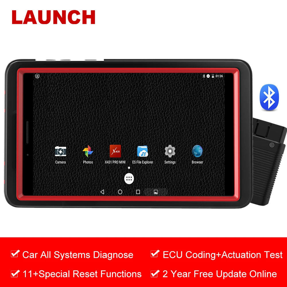 LAUNCH X431 Pro Mini OBD2 Wifi/Bluetooth Автомобильный сканер ЭБУ кодирование диагностический