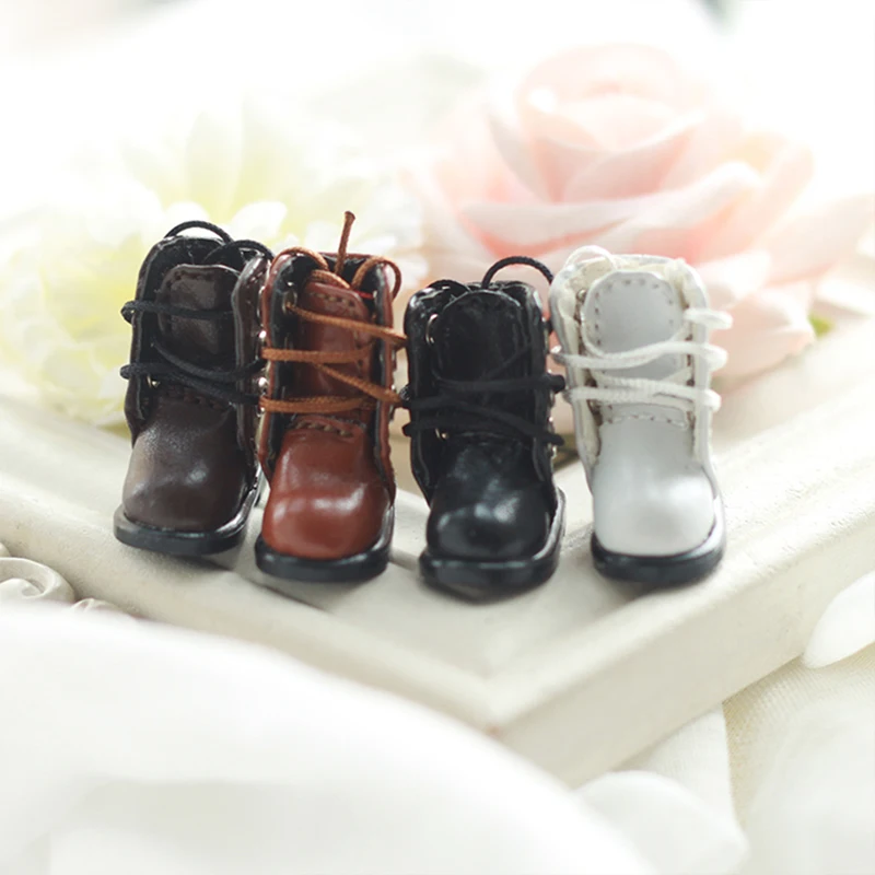 BJD обувь кукольная кожаная обувь 2,8 см длина для 1/8 1/12 BJD azone Blyth кукла аксессуары кукла цветная обувь