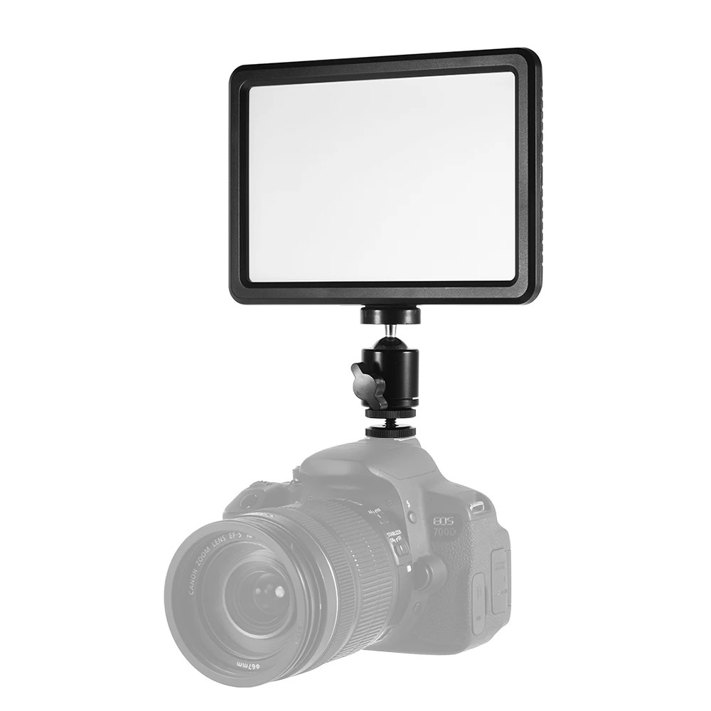 Portable 3000K-6000K Bi-color LED Video Light Photography Dimmable Lamps for News Interview Wedding Portrait Vlog Recording