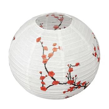 

Promotion! 40cm Lampshade Paper Lantern Oriental Style Light Decoration, plum blossom