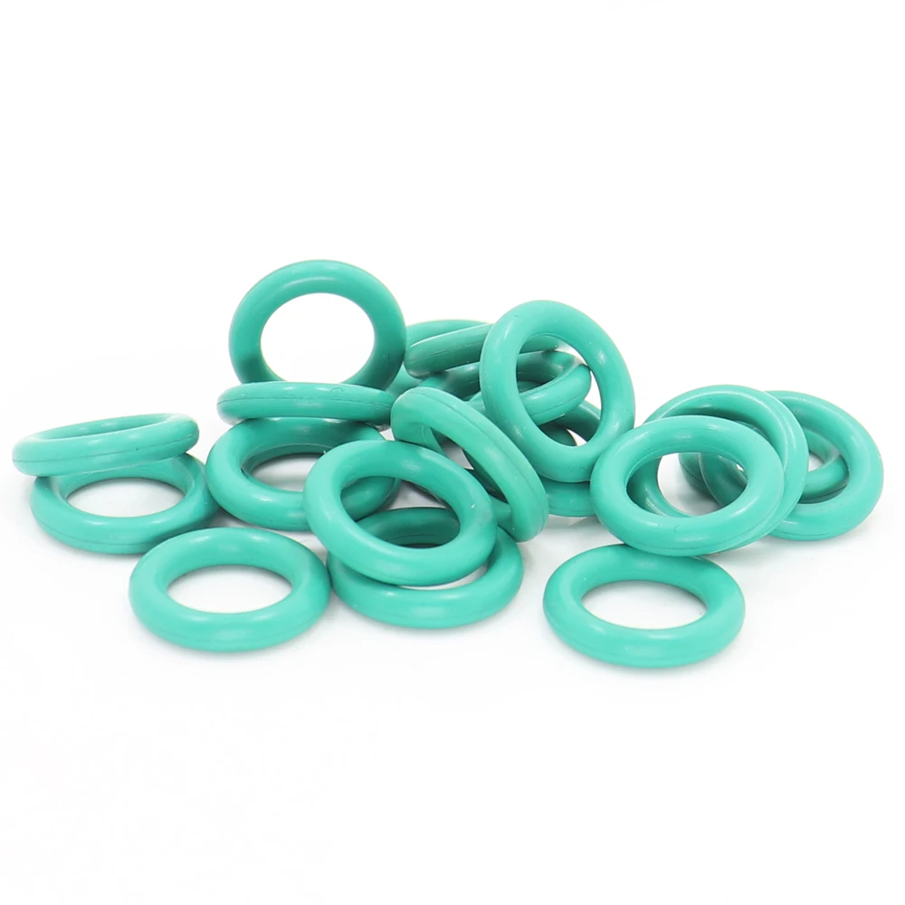 CS1.5mm FKM Rubber O RING OD 4/4.5/5/5.5/6/6.5/7/7.5/8/8.5*1.5 mm 100PCS O-Ring Fluorine Gasket Oil seal Green ORing