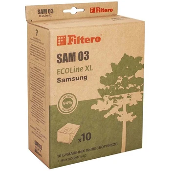 

Set of dust collectors Filtero SAM 03 ECOLine XL 10 шт.