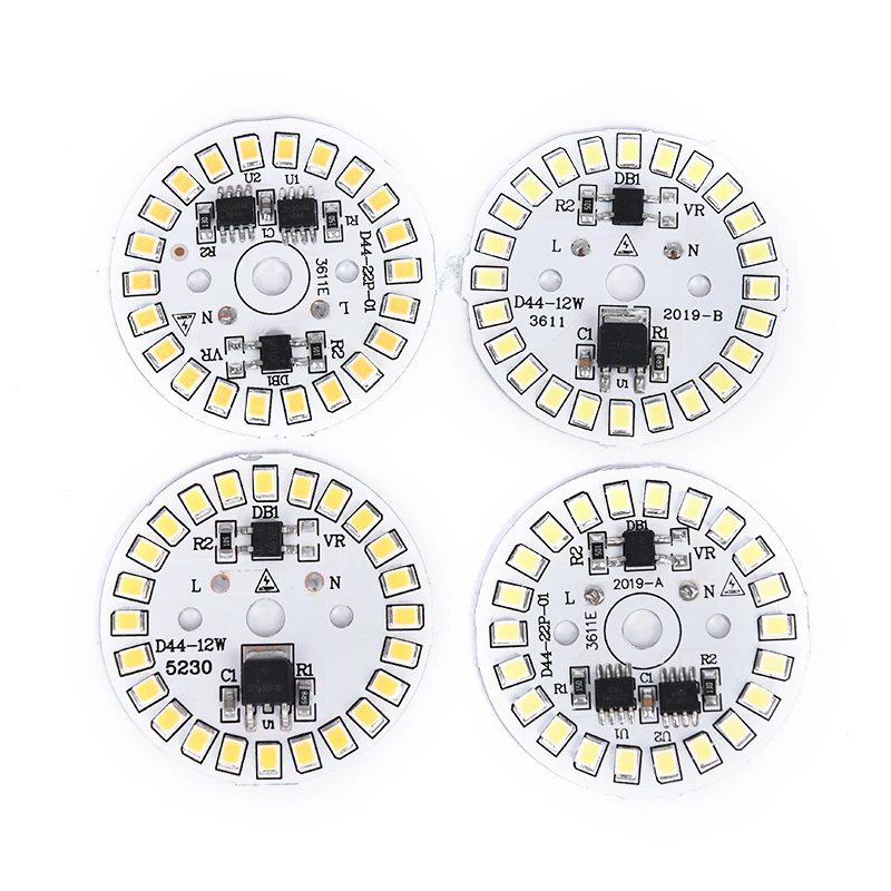 220V светодиодный нашивка-лампочка лампа SMD пластина круглой формы Модуль светильник источник пластина для лампы светильник