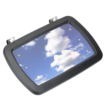 

LEEPEE Universal Makeup Sun-shading Cosmetic Mirror Auto Make Up Mirror with Six LED Lights Car Sun Visor Mirror Vanity Mirror