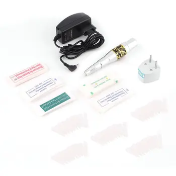 

Permanent Electric Makeup Eyebrow Tattoo Pen Machine Make Up Kit with 50 Needles 50 Tips EU or US Plugs U-Pick Hot New