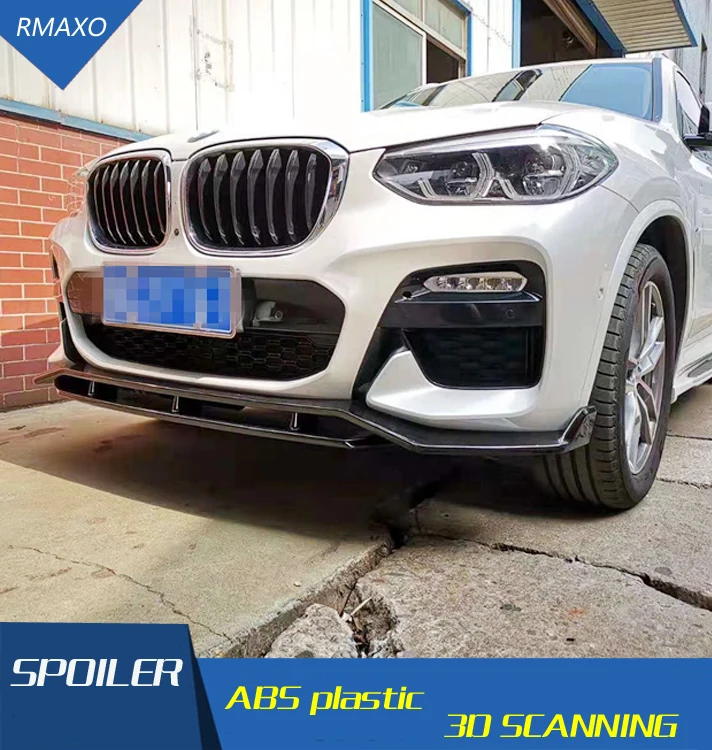 For BMW X3 Body kit spoiler 2018 2019 For BMW X3 G01 4pcs ABS Rear lip