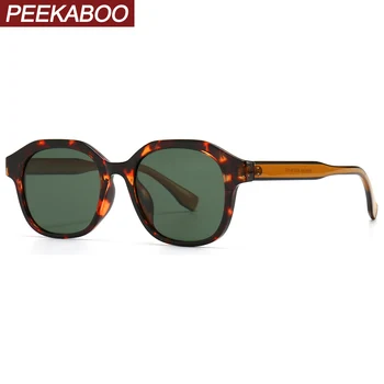 

Peekaboo female square sunglasses for men leopard retro sun glasses for women uv400 dropshipping 2021 winter gifts cheap