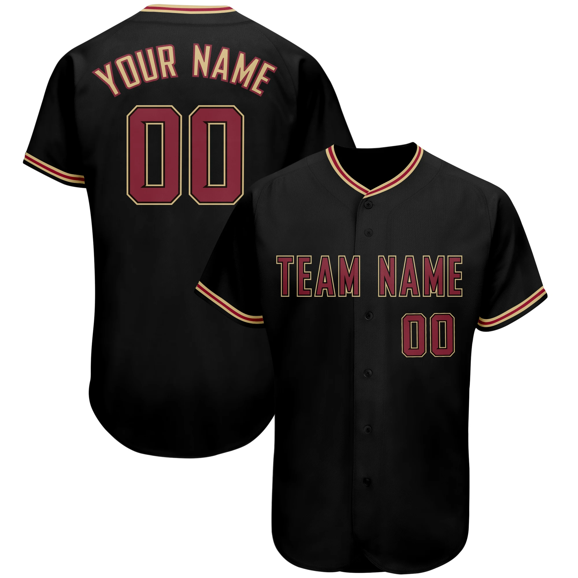 Baseball Jersey Full Sublimated Team Name/Numbers Breathable Soft Tee Shirts for Adults/Kids Outdoors Game/Party Big size