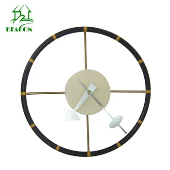 

Creative Steering Wheel Large Wall Clock Metal Nodern Design Living Room Bedroom Silent Clocks Wall Home Decor Reloj Gift FZ858