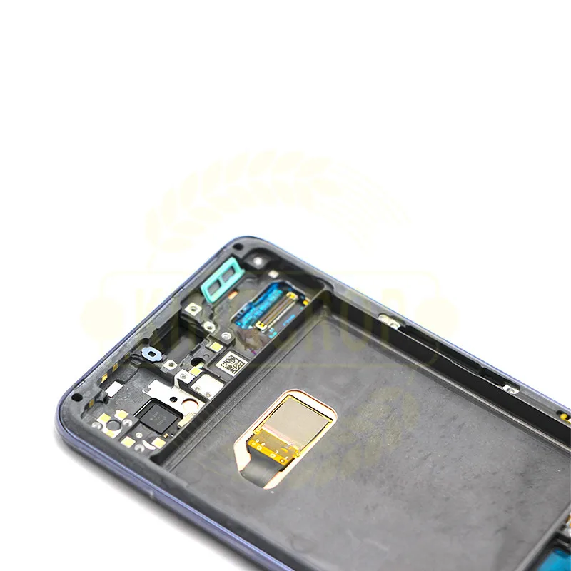 Original Ecran LCD Complet Gris Sur Châssis Pour Samsung Galaxy S21 5G