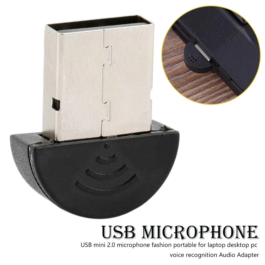 

USB microphone mini 2.0 fashion portable for laptop desktop pc voice recognition audio adapter microphone karaoke