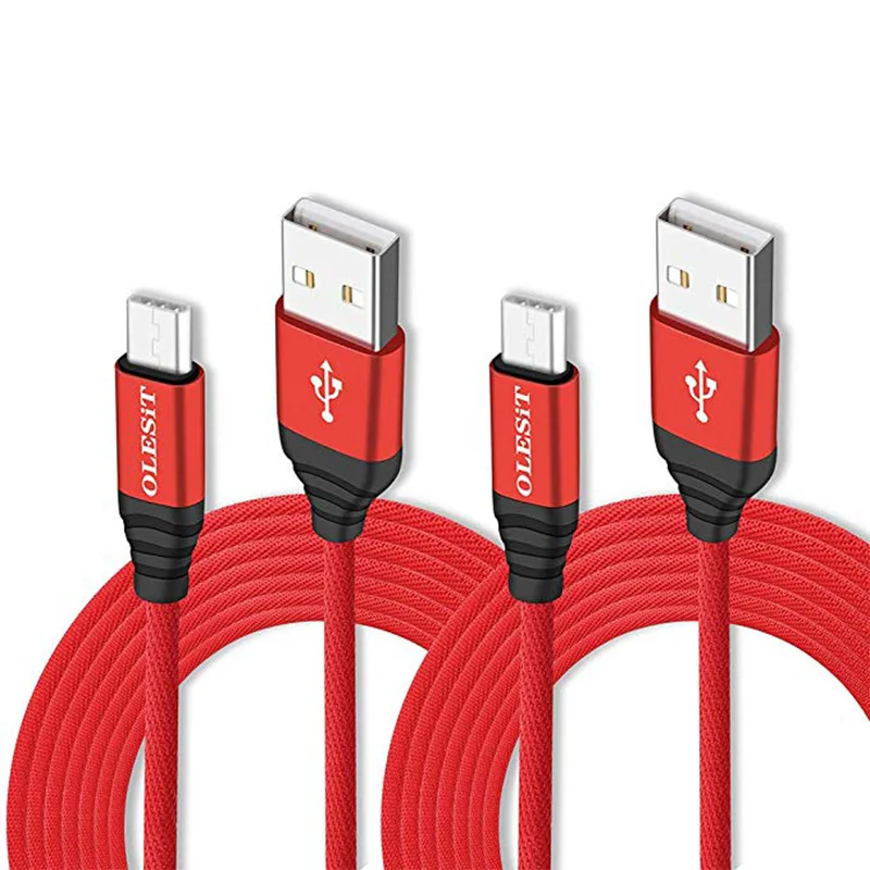 OLESiT Прочный Плетеный Нейлоновый usb type-C кабель для samsung Xiaom huawei usb type C зарядный кабель для передачи данных USB-C зарядное устройство C