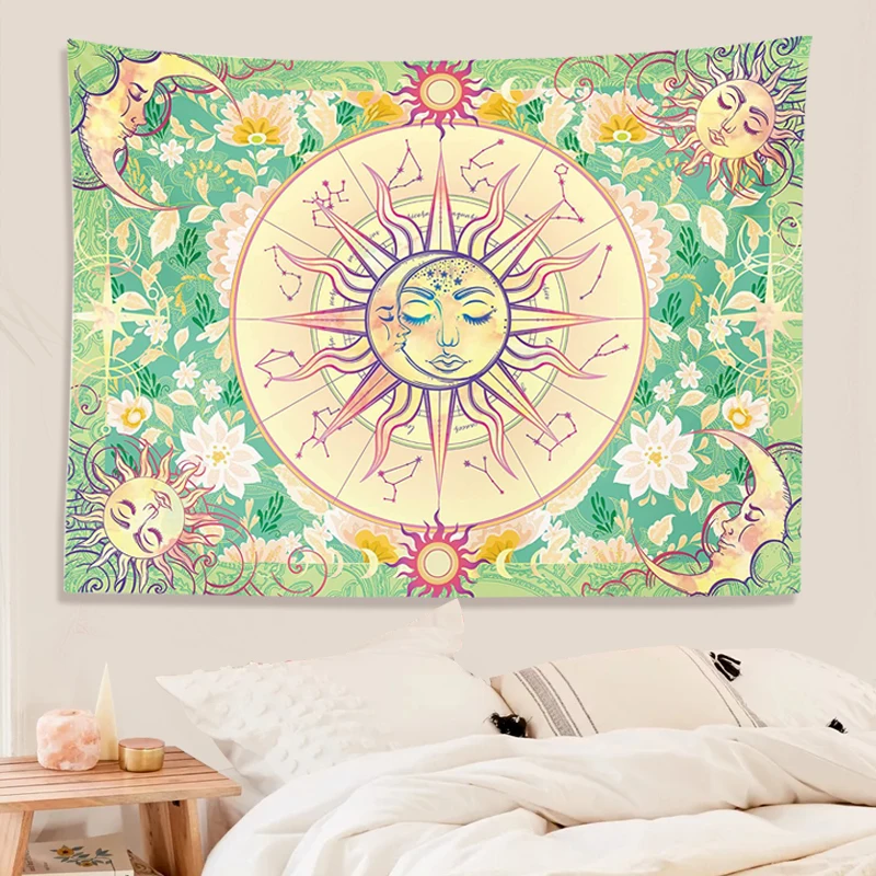 moon face tapestry