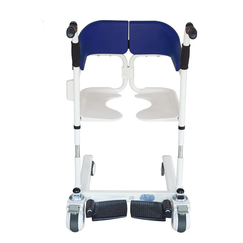Free shipping New Product Patient Transfer Lift Chair with Commode Shower Wheelchair for Handicapped Invalid Disabled