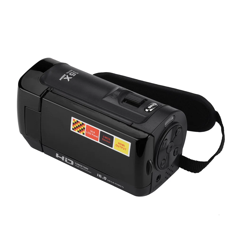 HD-C7 видеокамера Full HD 1080P Портативные видеокамеры 16x Zoom 16MP для домашнего использования Цифровая камера 2," Вращающийся ЖК-экран