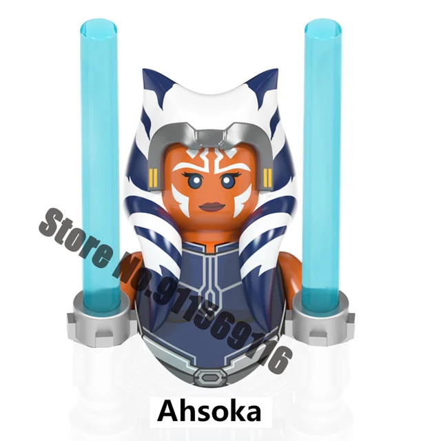 Ahsoka Tano Building Blocks Yoda Luke Skywalker Obi- Wan Kenobi Sith Palpatine Count Dooku Starkiller Star Brick Figure Wars Toy WM2113