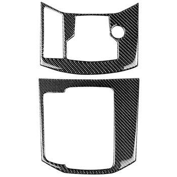 

Carbon Fiber Center Console Gear Box Frame Trim Cover 2Pcs For Mazda CX-5 2017-2019