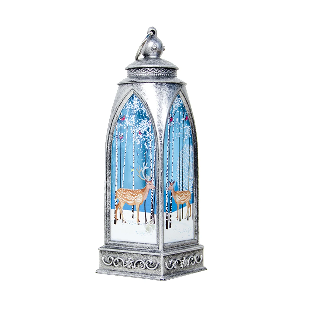 nice Romantic Christmas LED Candle Lantern Garden Light Festival Party Home Decoration Supplies Xmas Tree Hanging Ornament