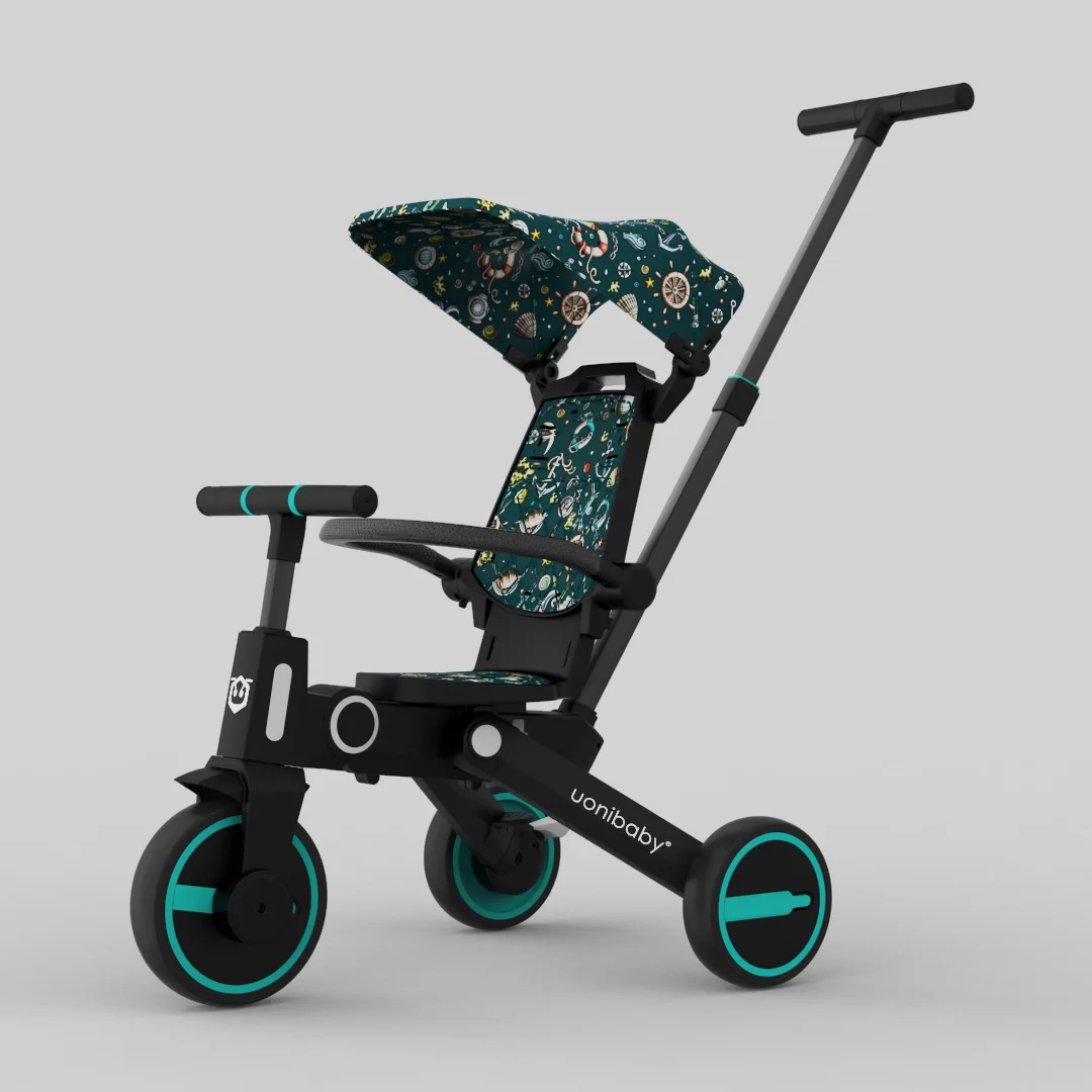 Compact Folding Tricycle 