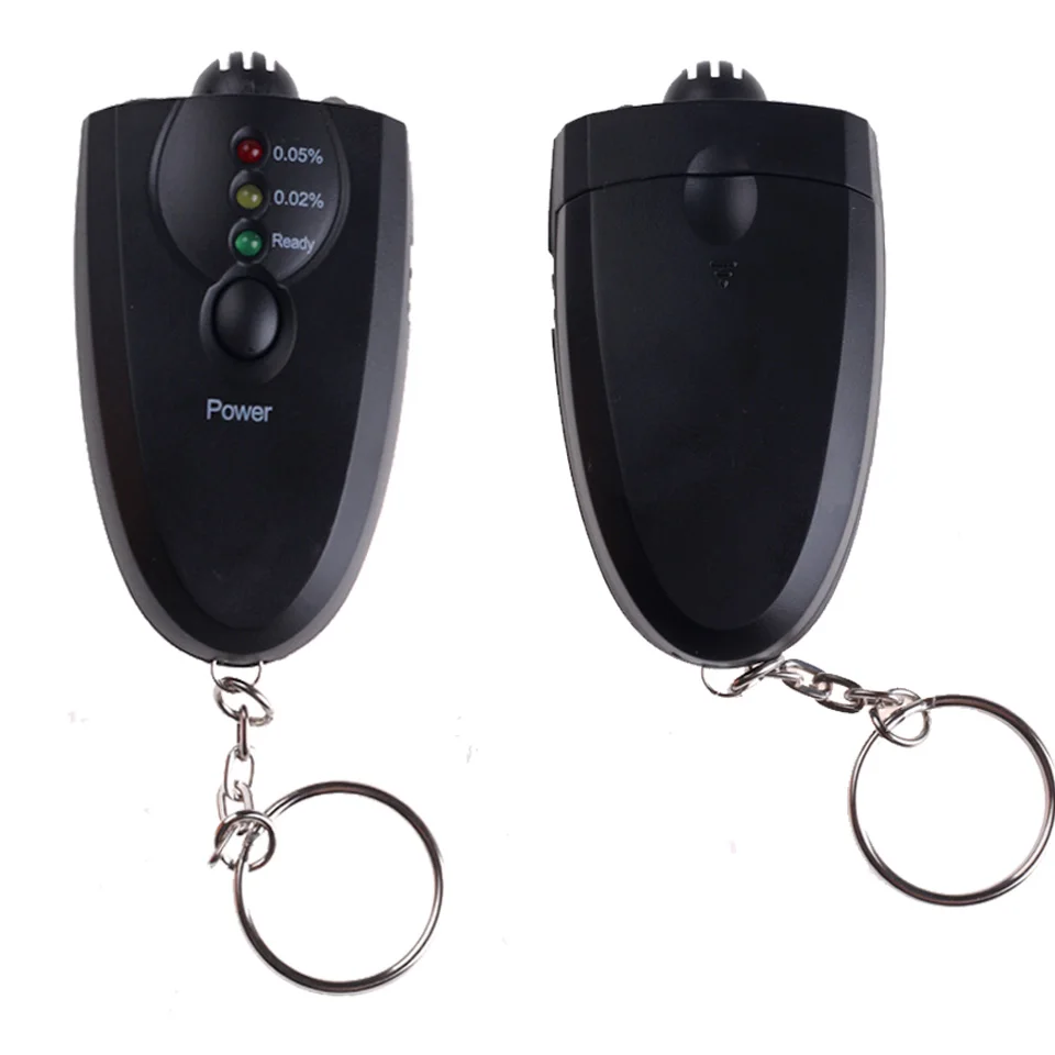 

Refuse To Drunk Driving Alcohol Tester Mini Portable Keychain Alcohol Breath Tester Meter Analyzer Safe Driving Breathalyzer