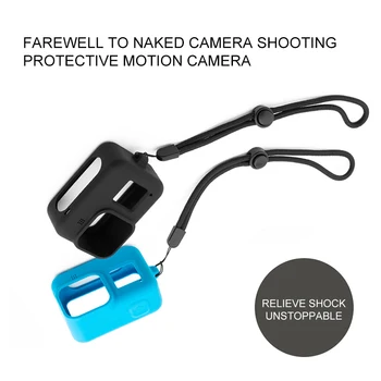 

NEW Soft Silicone Case for GoPro Hero 8 Case Protector Full Cover Waterproof Action Camera Accessories Skin Shell TXTB1