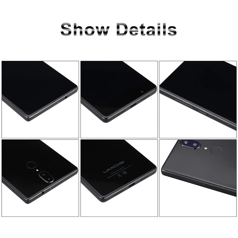 Смартфон Umidigi Crystal, 2 Гб ОЗУ, 16 Гб ПЗУ, 5,5 дюймов, Android 7,0, четырехъядерный процессор MTK6737T, 13 МП, двойная камера, 3000 мАч, мобильный телефон