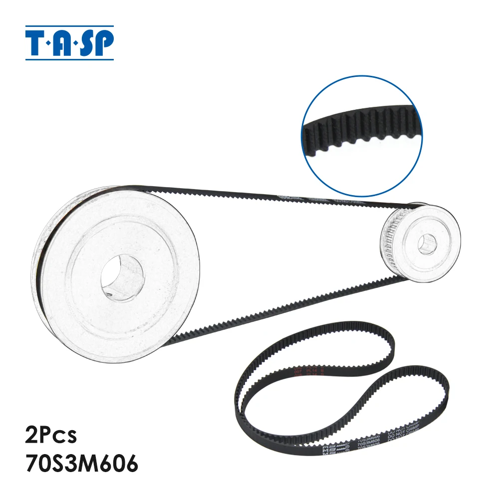 Pezzi Di Ricambio 70 S3M606 Del Breadmaker Della Cinghia Della Macchina Del Pane Di Tasp 2Pcs Per Moulinex Ss-186934 Ow1000 Kw712257 Bm450 Per L'Elett