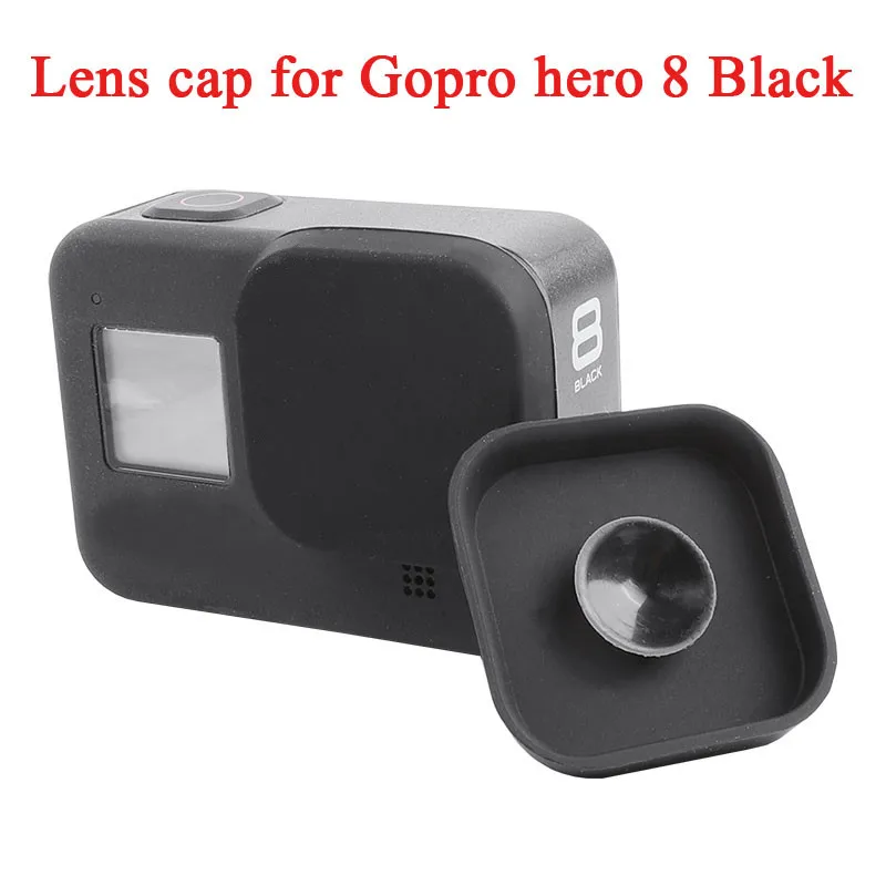 Защитная крышка объектива для GoPro Hero 8 черная Пылезащитная защитная Gopro Экшн