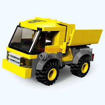 

81pcs Middle Size Dump Trucks Building Blocks Compatible mini Tractor Building Blocks Kids Toy Compatible mini Bricks