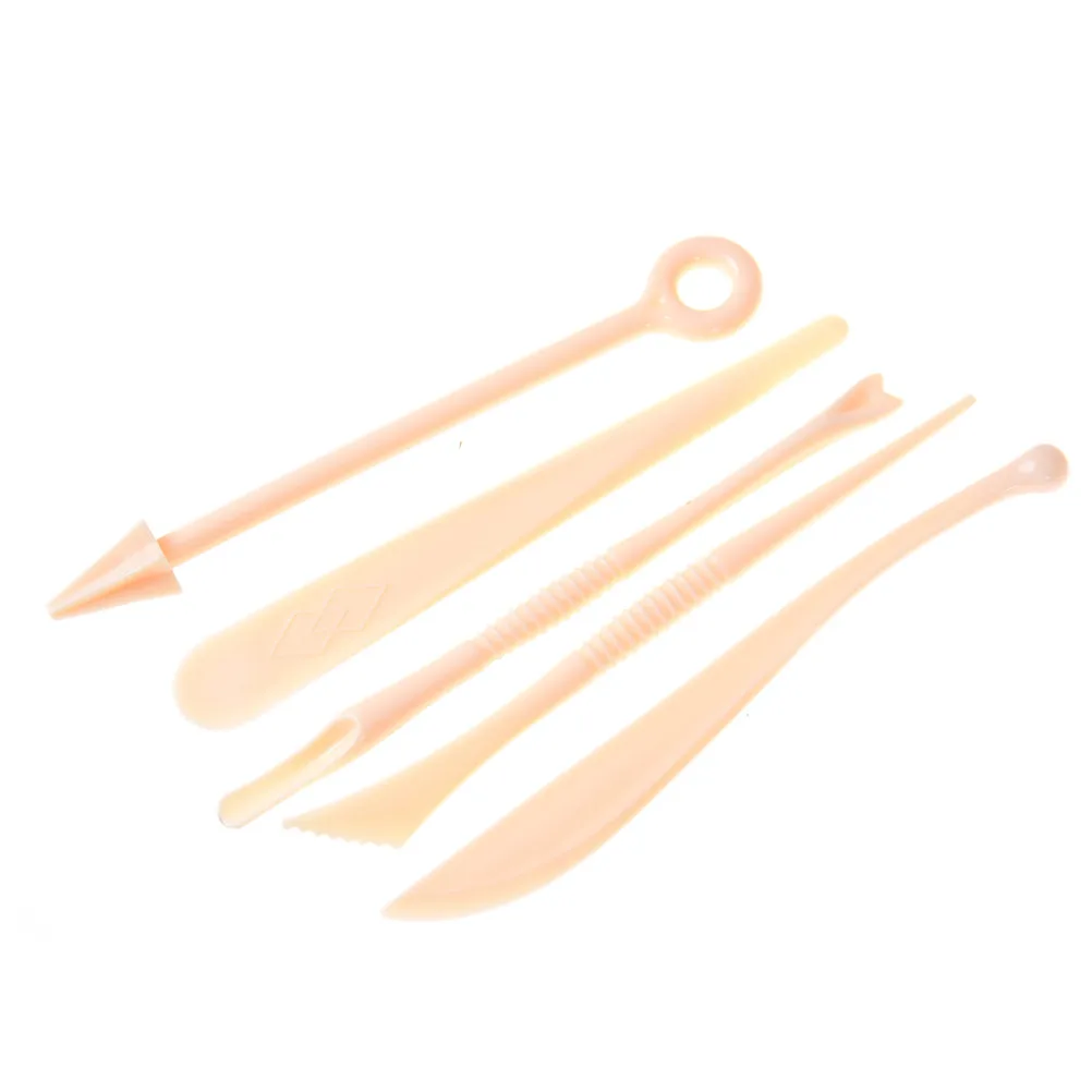 5 шт./компл. Полиформы Sculpey печь Пластик набор инструментов для детей младенцев Полимерная глина инструменты для формировать разные цвета