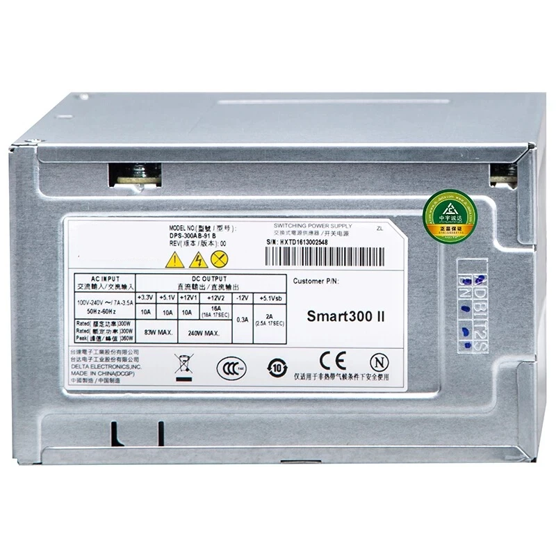 Fonte 300W Delta Eletronics Mini SFX Eficiência 80% DPS-300AB-43 | Oficina dos Bits