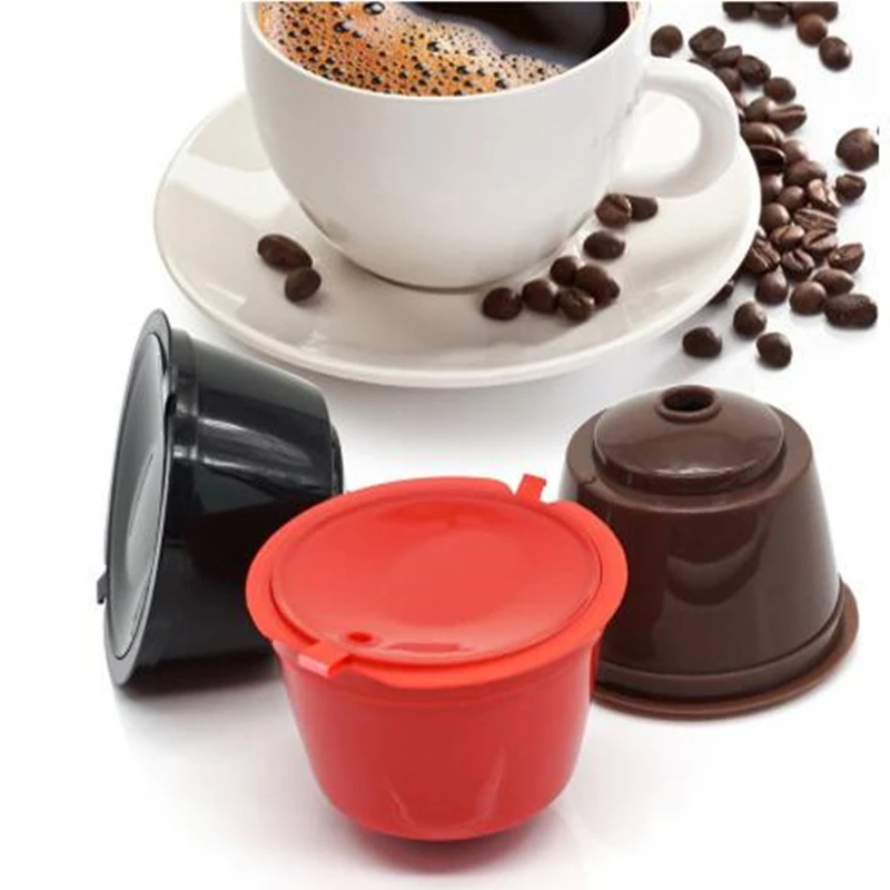 Cápsula de café Dolce Gusto reutilizable, rellenable, de plástico, Compatible con filtro de café Dolce Gusto, cestas de cápsulas, 1 Uds.