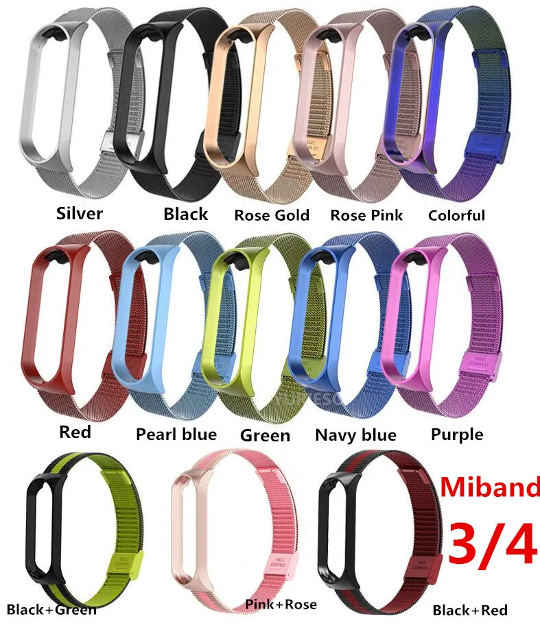 30 шт. металлический браслет из нержавеющей стали для Mi Band 4 3|Смарт-аксессуары| |