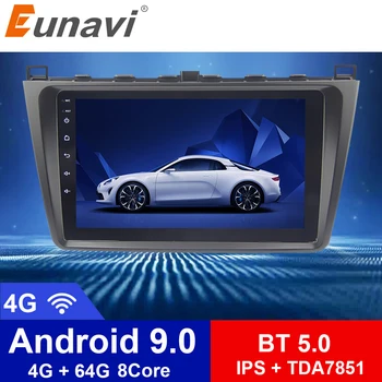 

Eunavi 9" 8 core PX5 2 Din GPS Navi Car Radio Android 9.0 Multimedia Player for 2008 2009 2012 2013 2014 2015 Mazda 6 Rui wing