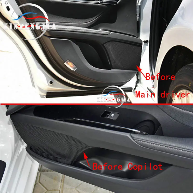 Для Toyota Camry 18-19 4* Серебристая Автомобильная дверь стерео динамик декоративная накладка