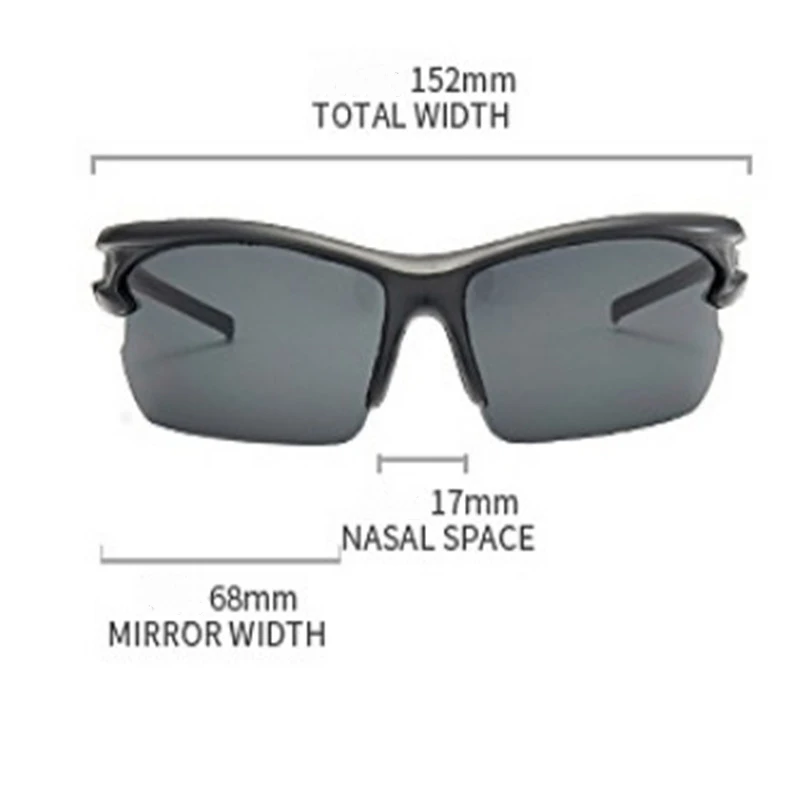 Motorcycle Glasses Men's Sports Sunglasses For Riding Eye Protection Windproof Motorbike Goggles Outdoor Riding Sunglasses