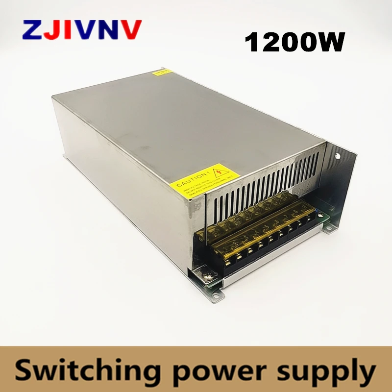 Fonte de Alimentação de Comutação Fonte de Alimentação de Entrada ac para dc 60v 72v 80v 90v 110v 220v Led 110 – Smps 100a 1200w 12v 24v 36v 48v