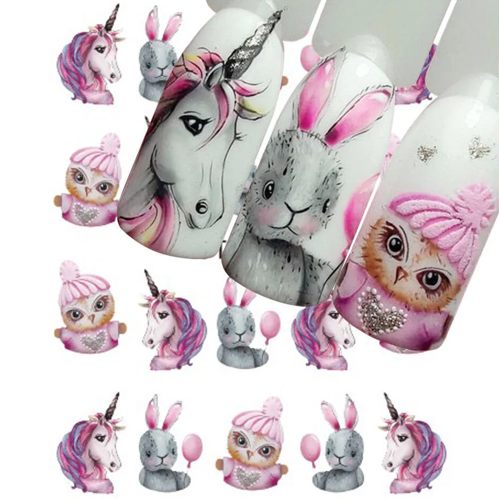 Наклейки для ногтей сделай сам 2 шт. переводные наклейки слайдер с эффектом