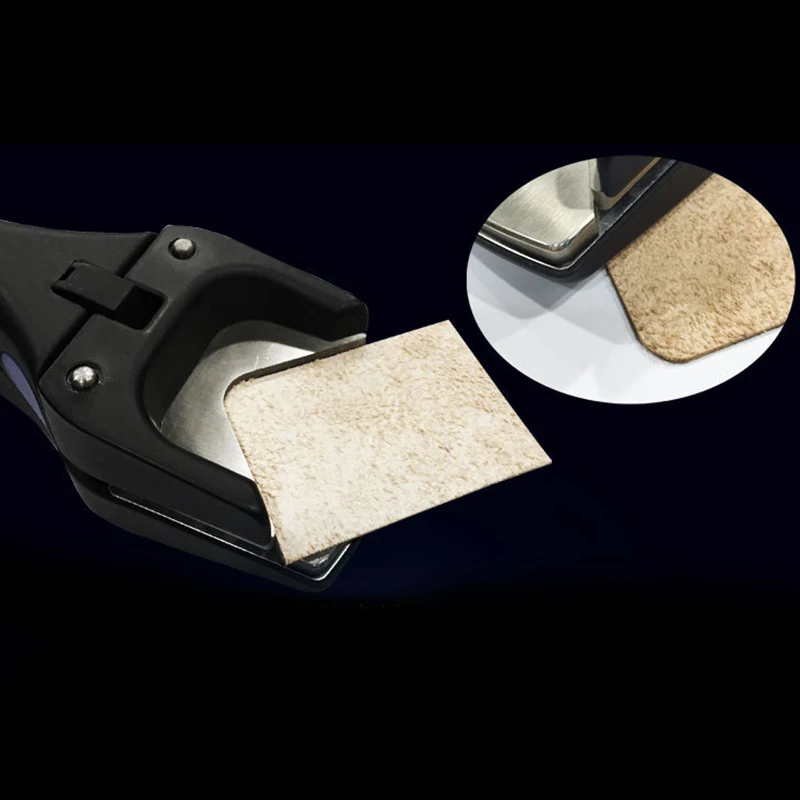 R3 Corner Hole Punch Large Badge Slotted Punch Round Punch for Pvc Cards, Labels, Photos