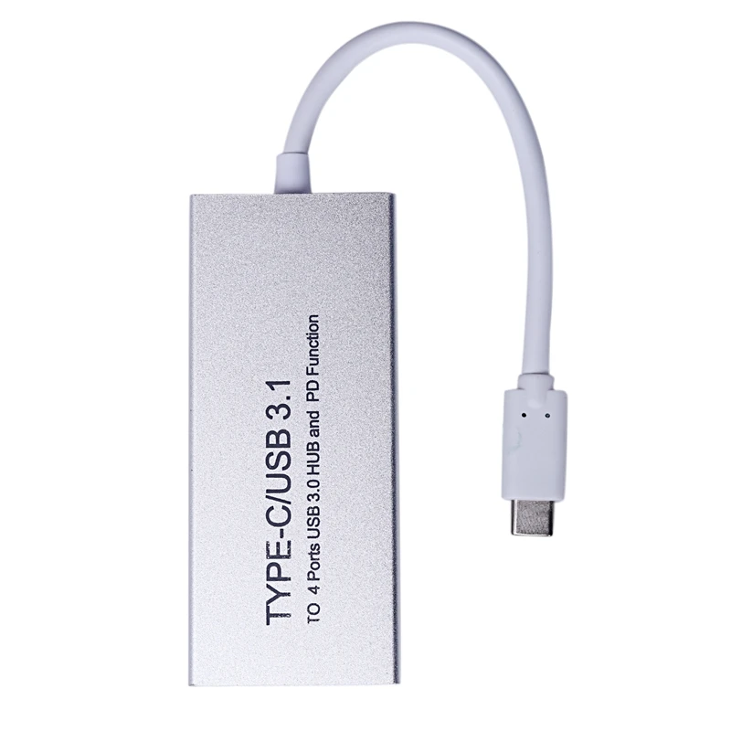 Usb type C/Usb 3 1 до 4 портов Usb3.0 концентратор с Pd разделитель функций кабель-переходник