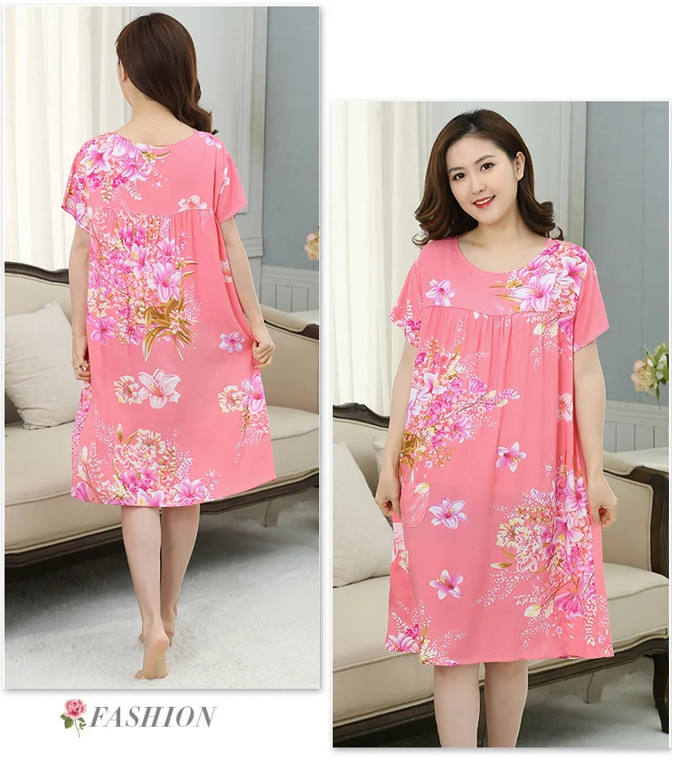 Для женщин свободная ночная рубашка трусы Винтаж StyleFloral ночная рубашка ночная одежда для отдыха, одежда для сна