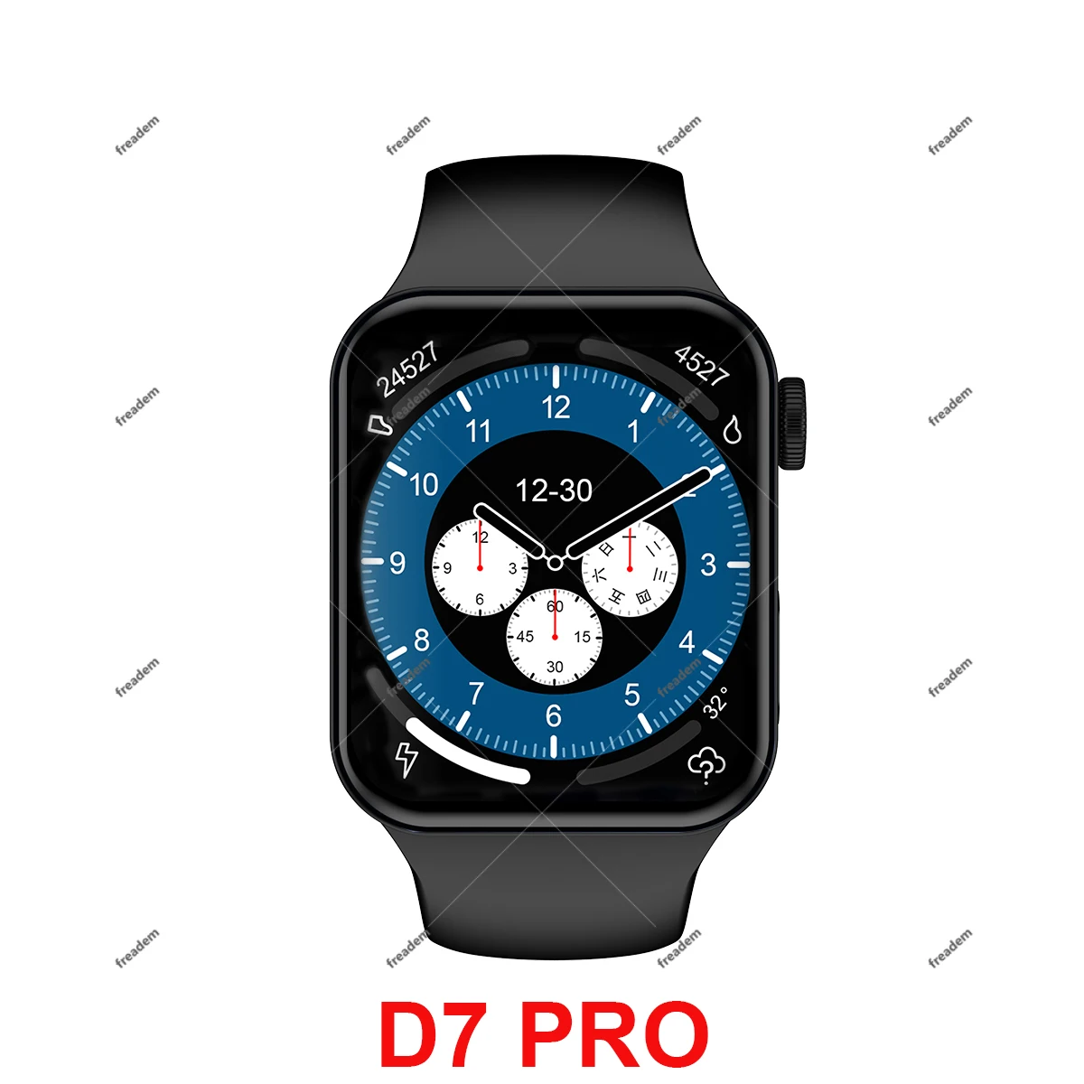 Smartwatch D7 Pro 1.77"  HD Screen GPS Bluetooth Call Heart Rate Long Life Battery for Men Women Android IOS PK W37PRO IWO7 