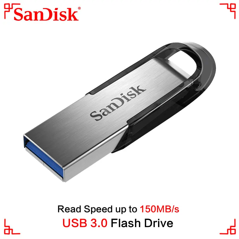 Двойной Флеш накопитель SanDisk USB флэш 256 ГБ 150 МБ/с. карта памяти 64 Гб 128 оперативной 16