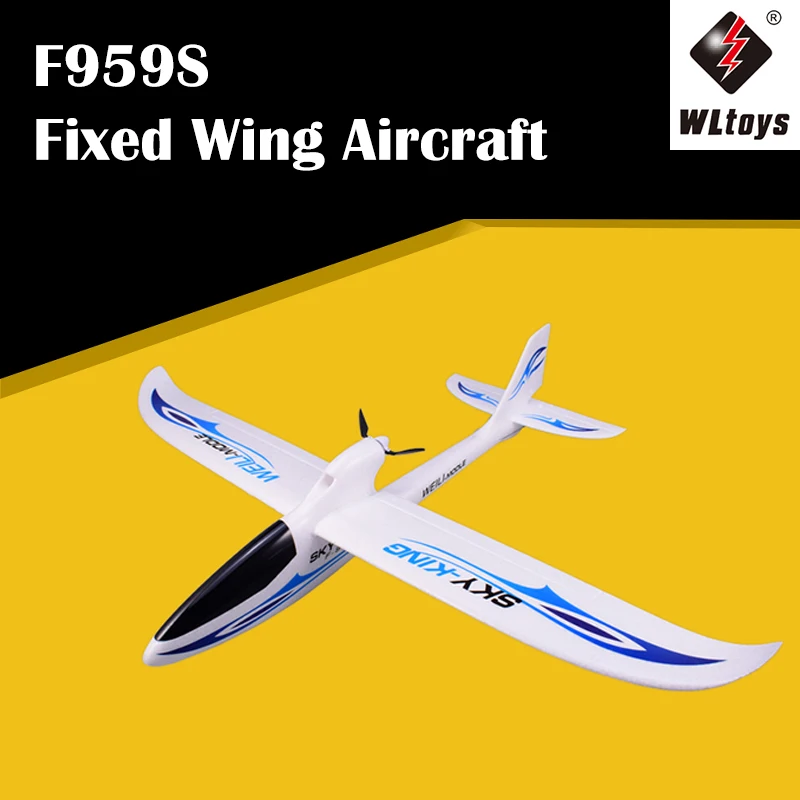 WL игрушки RC самолет F959S небесно king 2 4G 3CH 6 axis Gyro размах крыльев RTF Радио пульт дистанционного управления