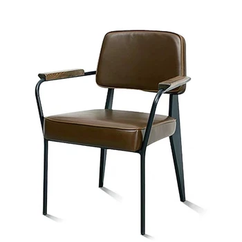 

American Style Industrial Wind Chair Loft Office Chair Iron Chair Employee Computer Chair Discussion Chair Meeting Room Chair Na