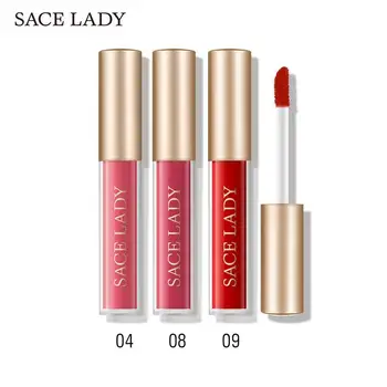 

SACE LADY Mini Matte liquid Lipstick Set Waterproof Lips Long Lip Red Moisture Lasting Tint Cosmetic Full Stick Lip Gloss L M2K9